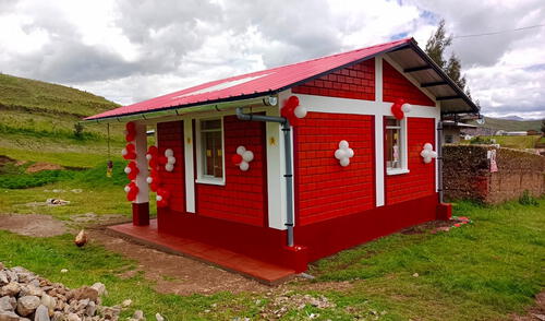 Familias se protegerán de las heladas, tras construcción de casas. Foto: difusión casas