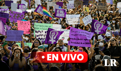 Marcha 8M en vivo y en directo en México: miles se manifiestan por los derechos de las mujeres