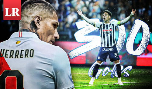 Paolo Guerrero llegó a los 300 goles con su último tanto ante Ayacucho FC por el Torneo Apertura