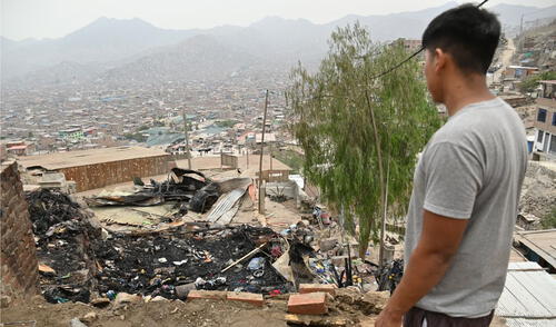 Incendio en San Juan de Lurigancho: mujer gestante se descompensó tras perder su casa