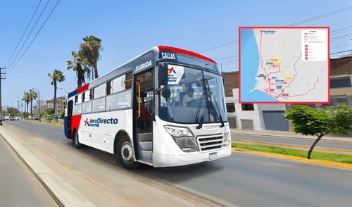 Paraderos hacia el aeropuerto Jorge Chávez