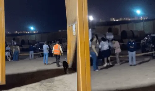 Familiares de victima llegaron para reconocer el cuerpo en el almacén. Foto: Difusión Muerte en el Callao