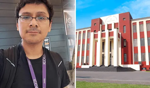 Dennis Núñez ha presentado sus proyectos de investigación en talleres durante las principales conferencias de inteligencia artificial. Foto: composición LR/LinkedIn/UNI