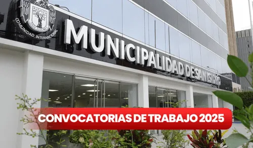 La postulación debe realizarse en el plazo establecido por la municipalidad de San isidro.