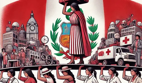 Solo el 46,4% de las mujeres trabajadoras tienen empleo y los ingresos son desiguales. Foto: DALL-E/La República Solo el 46,4% de las mujeres trabajadoras tienen empleo y los ingresos son desiguales