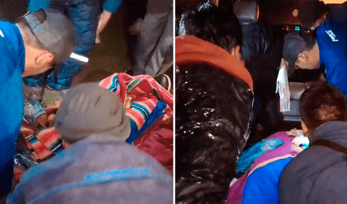 Madre y su menor fueron trasladados la hospital Carlos Monge. Créditos. Cinthia Álvarez / La República