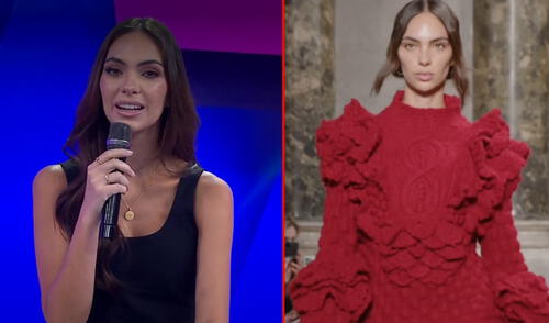 Natalie Vértiz publicó varias imágenes de su participación y expresó su agradecimiento al diseñador. Foto: Instagram Natalie Vértiz publicó varias imágenes de su participación y expresó su agradecimiento al diseñador.