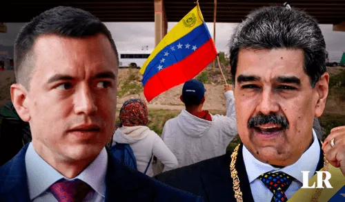 El presidente de Ecuador, Daniel Noboa, calificó de "miserable" la amenaza de Maduro sobre migrantes venezolanos deportados.
