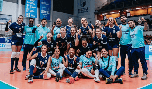 Alianza Lima ganó todos sus partidos de la fase de grupos del Sudamericano de Clubes de Vóley 2025. Foto: Alianza Lima. Alianza Lima ganó todos sus partidos de la fase de grupos del Sudamericano de Clubes de Vóley 2025.