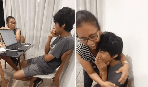 Madre se emociona porque su hijo ingresó a San Marcos