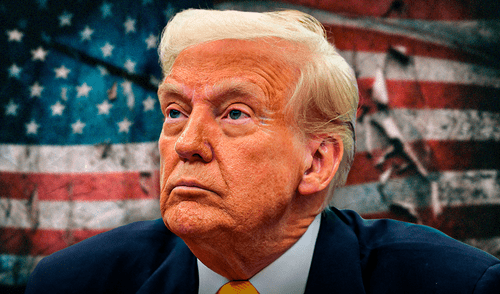 Trump mencionó que la recesión en EE. UU. es una posibilidad para 2025, pero evitó hacer predicciones definitivas. Foto: composición LR/AFP