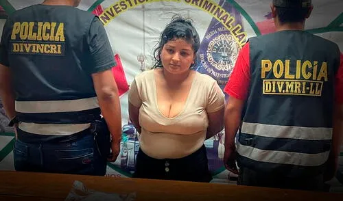 Detenida está involucrada en casos de secuestro y sicariato. Foto: PNP