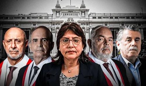 Fernando Rospigliosi y otros dos congresistas presentan denuncia constitucional contra la fiscal de la Nación, Delia Espinoza. | Composición: Gerson Cardoso / La República. Fernando Rospigliosi presenta denuncia constitucional contra la fiscal de la Nación, Delia Espinoza.