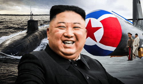 Corea del Norte posee una flota de aproximadamente 70 submarinos, con proyección a tener su primer submarino nuclear. Foto: composición LR/Gerson Cardoso/AFP Corea del Norte