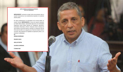 Poder Judicial ratifica ilegalidad del partido de Antauro Humala | Composición: LR. Poder Judicial ratifica ilegalidad del partido de Antauro Humala