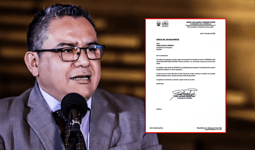 Congreso no tiene voluntad política de censurar al ministro del Interior, Juan José Santiváñez.