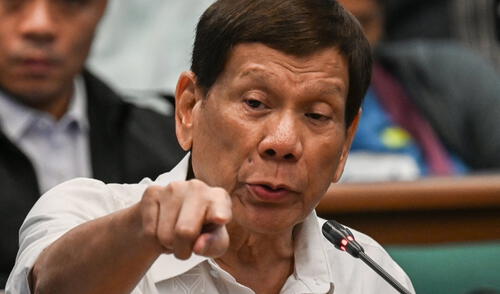 Duterte fue presidente de Filipinas entre 2016 a 2022.