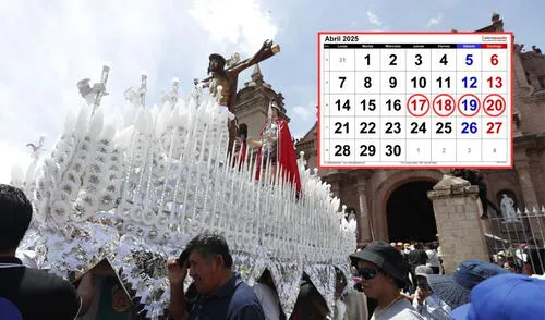 La Iglesia Católica es la entidad que define la Semana Santa, mientras que el gobierno da los descansos. Foto: Andina/Calendarpedia/Lr