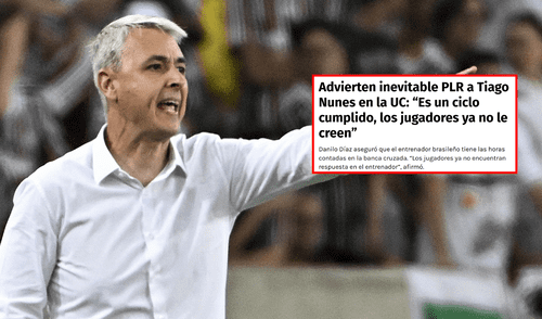 Tiago Nunes habría cerrado su ciclo en la Universidad Católica, según prensa chilena
