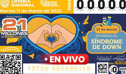 La Lotería Nacional de México juega el Sorteo Mayor todos los martes en vivo