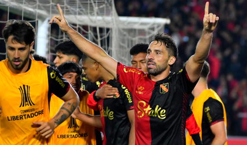 Christian Bordacahar lleva un gol con Melgar en esta Copa Libertadores. Foto: AFP Christian Bordacahar lleva un gol con Melgar en esta Copa Libertadores. Foto: AFP