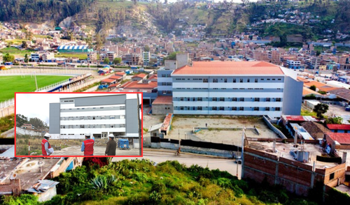 El hospital Hugo Pesce Pescetto de Andahuaylas concentra gran parte de la atención médica en la región. Foto: Composición LR/ Andina La megaobra del Perú que inició su construcción hace 12 años se reactiva