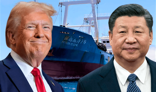 EE. UU. propone la tasa para contrarrestar lo que considera ventajas desleales de China en la construcción naval, que afectan el comercio local. Foto: Composición LR. EE. UU. propone la tasa para contrarrestar lo que considera "ventajas desleales de China" en la construcción naval, que afectan el comercio local. Foto: Composición LR.