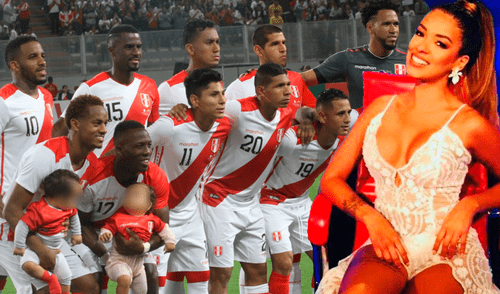 Shirley Arica contaría sus experiencias con algunos integrantes de la selección peruana. Foto: composición Sandy Carrión-La República/Eric Villalobos. Shirley Arica en el sillón rojo.