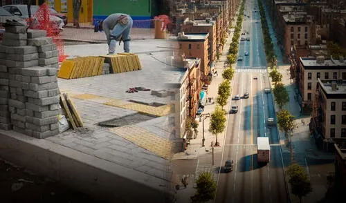 Obras en jirón Bernardo Alcedo en Lince