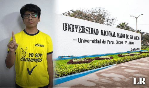 Mizael ingresó a la Universidad Nacional Mayor de San Marcos (UNMSM) en su cuarto intento. Foto: composición LR/La República/UNMSM Universidad Nacional Mayor de San Marcos, UNMSM, san marcos, examen de san marcos
