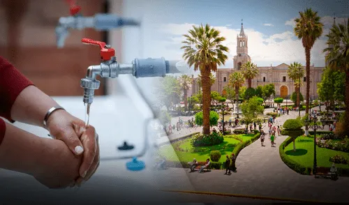 Sedapar anunció que regiones de Arequipa no tendrán agua en la semana. Foto: Composición LR/Difusión Corte de agua Arequipa
