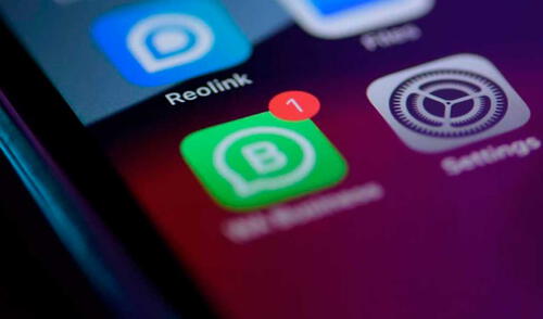 Así luce actualmente el ícono de WhatsApp Business. Foto: Cinco Días