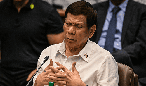 La controversia sobre su mandato marca el futuro legal de Rodrigo Duterte. Foto: AFP. ¿Quién es Rodrigo Duterte, el expresidente de Filipinas acusado de crímenes de lesa humanidad?