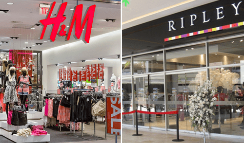 H&M y Ripley, ubicadas en el centro comercial Real Plaza, fueron sancionadas por la Municipalidad Provincial de Piura. Foto: Composición LR/Difusión H&M y Ripley, ubicadas en el centro comercial Real Plaza, fueron sancionadas por la Municipalidad Provincial de Piura. Foto: Composición LR/Difusión