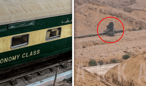 Secuestran tren Jaffar Express con más de 400 pasajeros en Pakistán