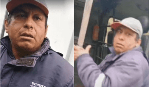 Hombre no dudó en sacar arma blanca de uno de los autos. Foto: Difusión Amenaza en Huancayo