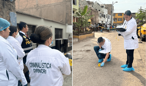 Cuerpo de una de las víctimas terminó tendido en el suelo. Foto: Marcia Chahua/La República Comas