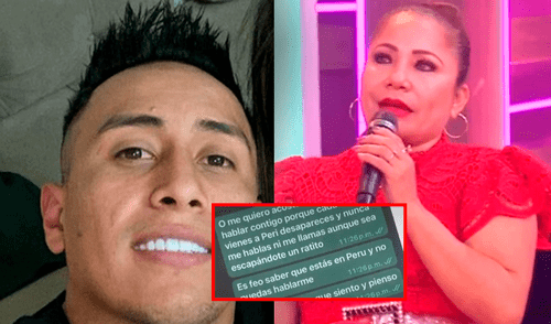 'Amor y fuego' reveló que Christian Cueva y Marisol hablan por WhatsApp desde 2022.