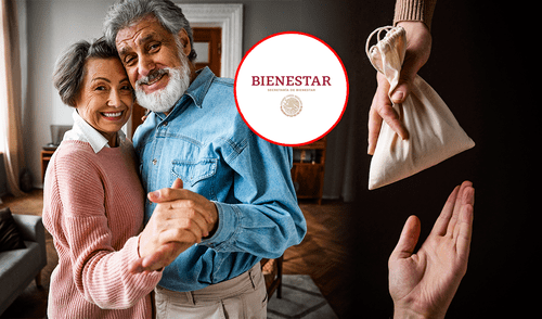 La pensión de 12.400 pesos de Bienestar solo cae en algunos estados de México. Foto: composición LR/Freepik