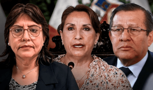 Delia Espinoza señaló que las denuncias en su contra deberán ser sustentadas conforme a ley. | Composición LR. Dina Boluarte, Delia Espinoza