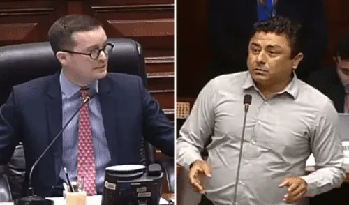 Alejandro Cavero dejó la dirección de la Mesa tras su discusión con Guillermo Bermejo en el Pleno del Congreso.| Foto: Congreso. Alejandro Cavero dejó la dirección de la Mesa tras su discusión con Guillermo Bermejo en el Pleno del Congreso.