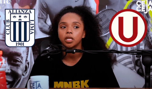 Coraima Gómez es actual capitana de Universitario de Deportes. Foto: composición LR/captura de 'Entre ceja y ceja' Coraima Gómez reveló que fichar por Universitario tras dejar Alianza Lima fue lo mejor que le pasó