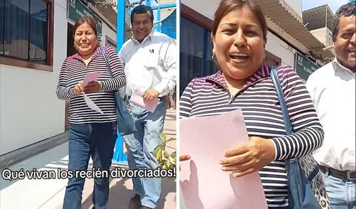 Peruanos firmaron su divorcio y usuarios notan singular detalle: "Más felices que cuando se casaron"