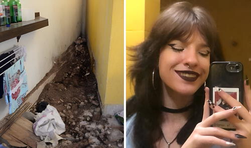 El cuerpo sin vida de Clara María fue hallado enterrado en una vivienda del barrio Ouro Preto