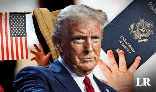 Donald Trump presenta recurso ante la Corte Suprema para limitar ciudadanía por nacimiento en Estados Unidos. Foto: composición LR Donald Trump presenta recurso ante la Corte Suprema para limitar ciudadanía por nacimiento en Estados Unidos.