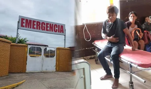 Mecánico fue trasladado a hospital regional de Loreto. Foto: Yazmín Araujo - La República.