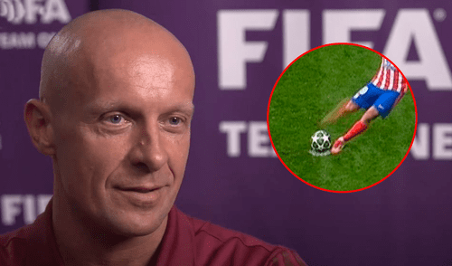 Szymon Marciniak rompió su silencio tras polémico penal anulado a Julián Álvarez