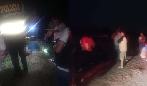 Agricultor se movilizaba con su hijo al momento de ataque. Foto: PNP Agricultor se movilizaba con su hijo al momento de ataque. Foto: PNP