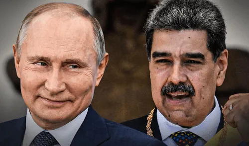 El líder ruso expresó su deseo de que Maduro visite Rusia en medio de las polémica con Ucrania. Foto: composición LR/Jazmin Ceras/AFP Vladimir Putin