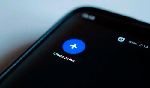 El modo avión está presente en los teléfonos Android y iPhone. Foto: Los Andes